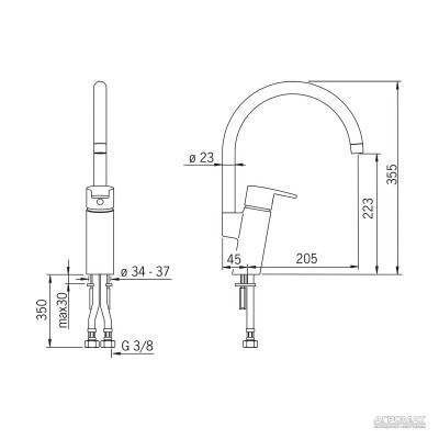 Будкрам купить Cubista Смеситель для кухни Cubista Смеситель для кухни 2