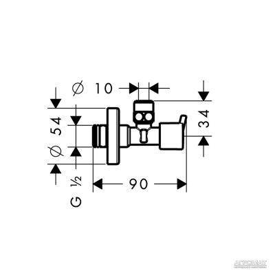 Будкрам купить S-Design Вентиль угловой S-Design Вентиль угловой 2