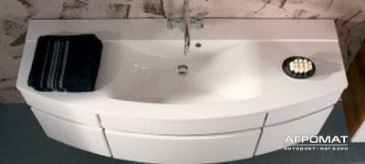 Будкрам купить OASIS F140.13 Тумба под раковину - 140 см, билл. мат./билл. мат. OASIS F140.13 Тумба под раковину - 140 см, билл. мат./билл. мат. 4