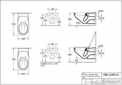 Будкрам купити (7K011001) O.NOVO Унітаз підвісний (7K011001) O.NOVO Унітаз підвісний 2