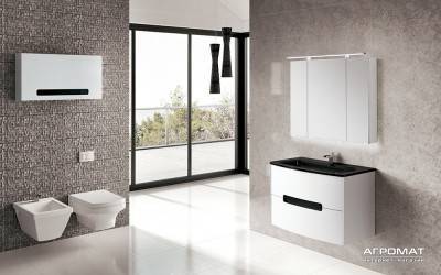 Будкрам купити SOUL Тумба-80 д/раковини біл./чорн.