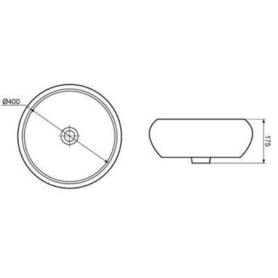 Будкрам купить ALLROUND Раковина на тумбу 403х403х170 ALLROUND Раковина на тумбу 403х403х170 2