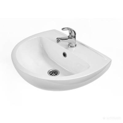 Будкрам купити FREJA Умивальник 50 см з центральним отвором (білий)