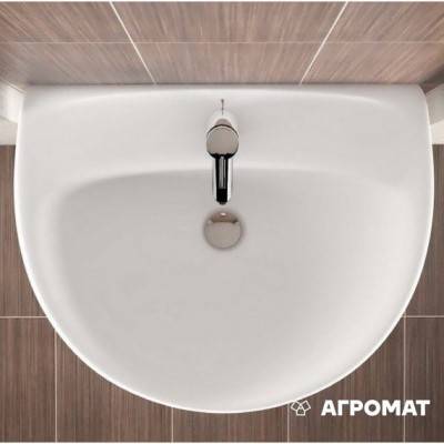 Будкрам купити FREJA Умивальник 50 см з центральним отвором (білий) FREJA Умивальник 50 см з центральним отвором (білий) 2