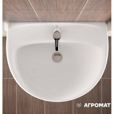 Будкрам купити FREJA Умивальник 60 см з центральним отвором, білий FREJA Умивальник 60 см з центральним отвором, білий 3