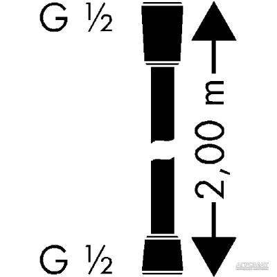 Будкрам купити Isiflex Душовий шланг-2м Isiflex Душовий шланг-2м 2
