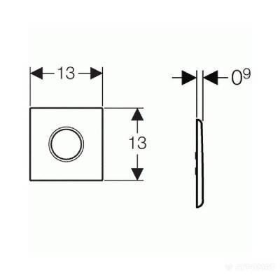Будкрам купити Sigma Змив сенсорний д/уриналу Sigma Змив сенсорний д/уриналу 2