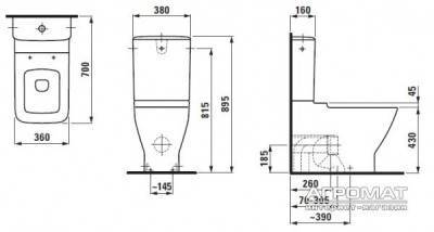 Будкрам купити Palace Бачок Palace Бачок 3