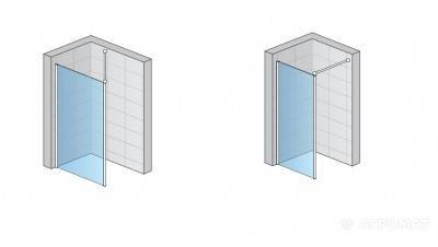 Будкрам купити WALK-IN FUN фіксована душова стінка 1400х2000, скло прозоре, проф.хром.алюм. WALK-IN FUN фіксована душова стінка 1400х2000, скло прозоре, проф.хром.алюм. 2