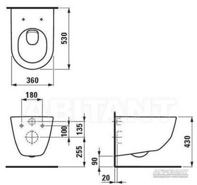Будкрам купити PRO Унітаз підвісний, білий PRO Унітаз підвісний, білий 4