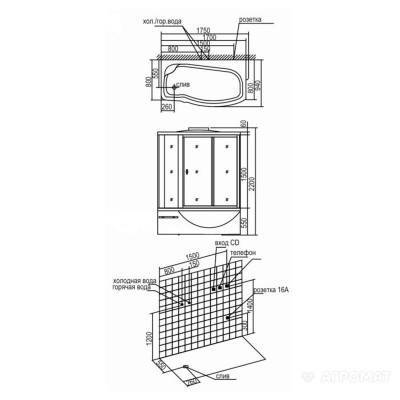 Будкрам купить Паровой бокс, белый акрил, п/у AQ03 (2 уп.) Паровой бокс, белый акрил, п/у AQ03 (2 уп.) 2
