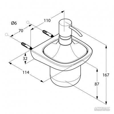 Будкрам купить Ambienta Дозатор для жидкого мыла Ambienta Дозатор для жидкого мыла 3