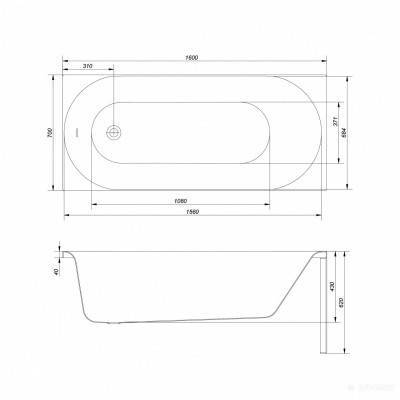 Будкрам купити OCTAVIA Ванна 160x70 +PW01 (PW04) OCTAVIA Ванна 160x70 +PW01 (PW04) 2