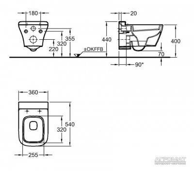 Будкрам купить myDay Унитаз подвесной 4,5/6л myDay Унитаз подвесной 4,5/6л 2