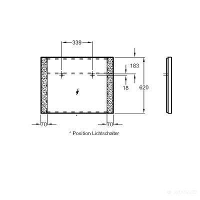 Будкрам купить Silk Зеркало с подсветкой 800х770х60мм Silk Зеркало с подсветкой 800х770х60мм 2