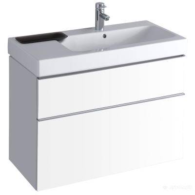 Будкрам купить iCon Шкафчик под умывальник 890x620x477 мм, белый глянец, лак