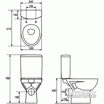 Будкрам купить PARVA 011 3/6л Компакт 59 кр. дюропласт PARVA 011 3/6л Компакт 59 кр. дюропласт 3