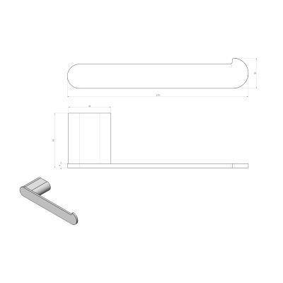Будкрам купити VINTAGE 2.0 Тримач туал. паперу, без кришки, хром VINTAGE 2.0 Тримач туал. паперу, без кришки, хром 2