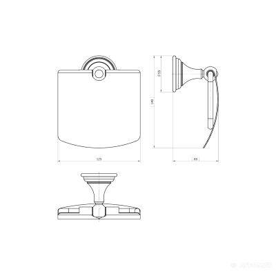 Будкрам купить CLASSIC GOLD Держатель туалетной бумаги с крышкой, золото, Swarovski CLASSIC GOLD Держатель туалетной бумаги с крышкой, золото, Swarovski 2