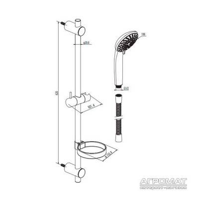 Будкрам купить Space Plus Душевой набор Space Plus Душевой набор 2
