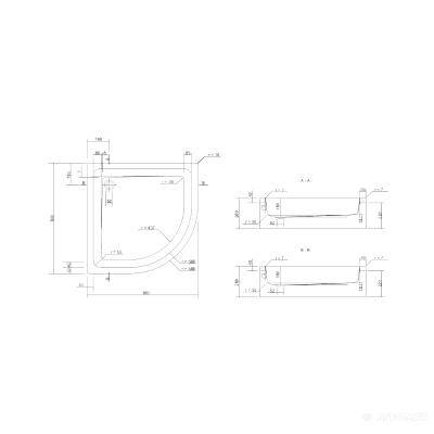 Будкрам купити TAKO Піддон д/душової кабіни напівкруглий 90x16 TAKO Піддон д/душової кабіни напівкруглий 90x16 2