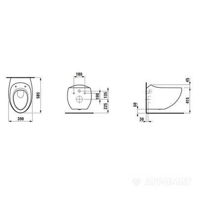 Будкрам купити ALESSI ONE Унітаз підв. ALESSI ONE Унітаз підв. 2