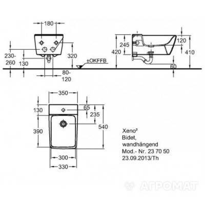 Будкрам купить Xeno2 Биде подвесное с покрытием KeraTect, цвет белый Xeno2 Биде подвесное с покрытием KeraTect, цвет белый 2