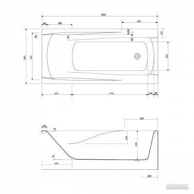 Будкрам купить ZEN Ванна 180x85 PW01 (PW04) ZEN Ванна 180x85 PW01 (PW04) 4