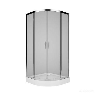 Будкрам купити REKORD Кабіна душова напівкругла 90см (скляна)