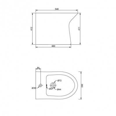 Будкрам купити AURORA 2.0 Біде AURORA 2.0 Біде 2