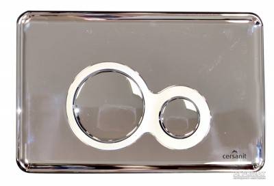 Будкрам купити SLIM SILENT OTTO кнопка злива 3/6л хром