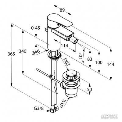 Будкрам купити Tercio New Змішувач д/біде Tercio New Змішувач д/біде 2