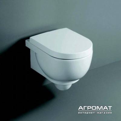 Будкрам купить - E-LINE, Унитаз подвесной, белый, крепление - хром - E-LINE, Унитаз подвесной, белый, крепление - хром 2