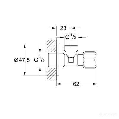 Будкрам купити вентилі Grohe 1/2 вентилі Grohe 1/2 2