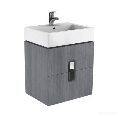 Будкрам купить TWINS шкафчик под умывальник 60 см с двумя ящиками, серебряный графит