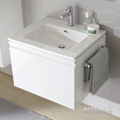 Будкрам купить Pro S Тумба с раковиной-80 с 1 ящиком, белый, глянц.