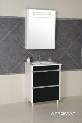 Будкрам купити 04842 ПАРИЖ Тумба з раковиною-65 "Арте", чорна 04842 ПАРИЖ Тумба з раковиною-65 "Арте", чорна 2