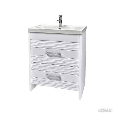 Будкрам купить 14537 ЛОТОС Тумба с раковиной-70 "Frame" белая