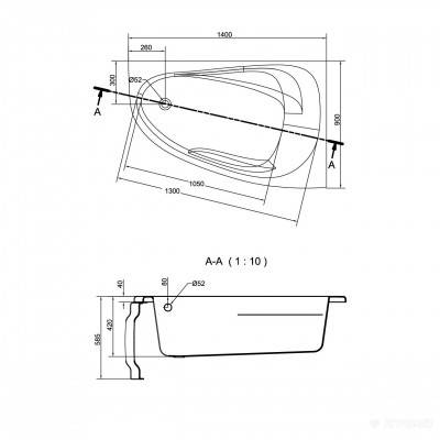 Будкрам купить JOANNA NEW Ванна 140x90 правая PW01(PW02,PW04,PW06,PW011) JOANNA NEW Ванна 140x90 правая PW01(PW02,PW04,PW06,PW011) 2