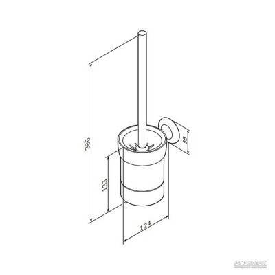 Будкрам купить Like Стойка с туалетной щеткой Like Стойка с туалетной щеткой 2
