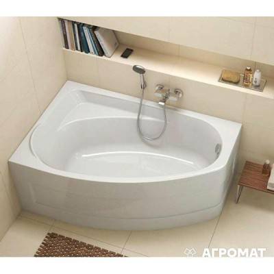 Будкрам купити Ванна акрилова асимметрична MYSTERY 140х90 см, ліва, у комплектi з нiжками та елементами крiплення, біла Ванна акрилова асимметрична MYSTERY 140х90 см, ліва, у комплектi з нiжками та елементами крiплення, біла 2