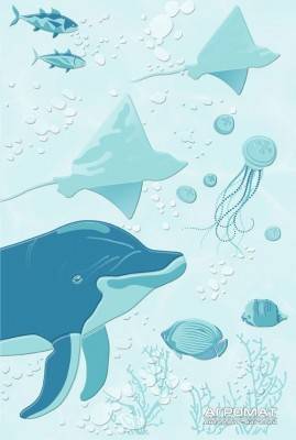 Будкрам купить АКВАРИУМ бирюзовый декор Правый М86331