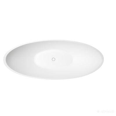 Будкрам купити Ванна FELICE 1950x830 Silk Stone зі зливом/переливом, біла Ванна FELICE 1950x830 Silk Stone зі зливом/переливом, біла 2