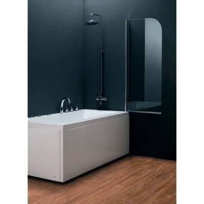 Будкрам купить QUEST NEW Шторка стеклянная на ванну, универсальная 750х1400, шиншилла