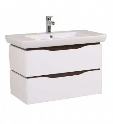 Будкрам купити ВЕНЕЦІЯ Тумба підвісна з раковиною-85 Порто, венге