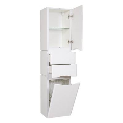 Будкрам купити ВЕНЕЦІЯ Пенал підвісний-40 R, правий з кошиком д/білизни, білий ВЕНЕЦІЯ Пенал підвісний-40 R, правий з кошиком д/білизни, білий 2