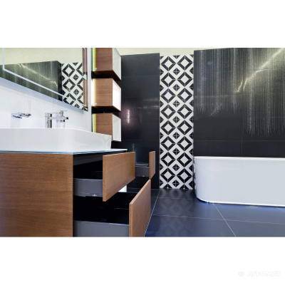 Будкрам купити FINION Тумба під раковину, фасад - горіх, стільниця - скло біле FINION Тумба під раковину, фасад - горіх, стільниця - скло біле 6