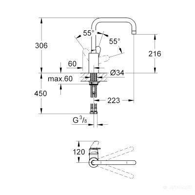 Будкрам купить Eurodisc Cosmopolitan Смеситель для кухни Eurodisc Cosmopolitan Смеситель для кухни 2