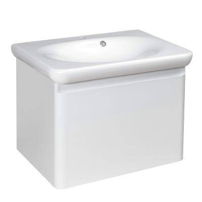 Будкрам купить FLY Тумба 60 с раковиной, белый глянцевый цвет  FLY Тумба 60 с раковиной, белый глянцевый цвет  2