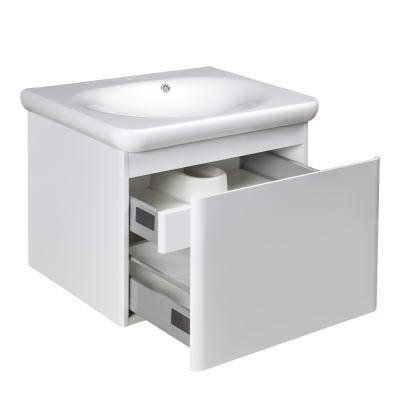 Будкрам купить FLY Тумба 60 с раковиной, белый глянцевый цвет  FLY Тумба 60 с раковиной, белый глянцевый цвет  3